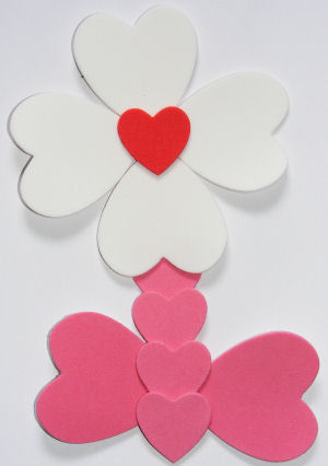 What to do on February 14 with your own hands. Children's handmade hearts.