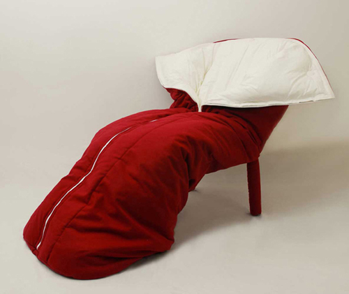Červená židle Socon z Les M