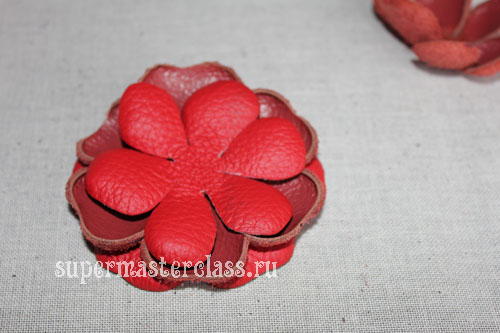 Genuine leather flowers do it yourself
