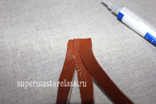 Weave leather bracelet