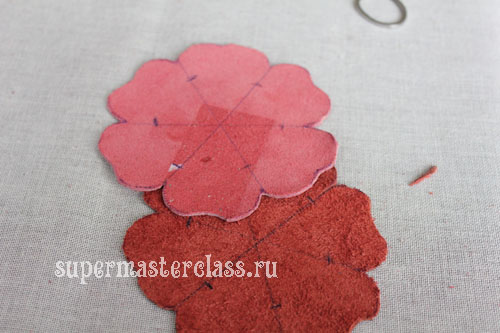 Decorative flowers from leather do it yourself