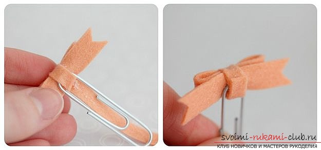 Picture how to sew bookmarks from felt. Photo №13