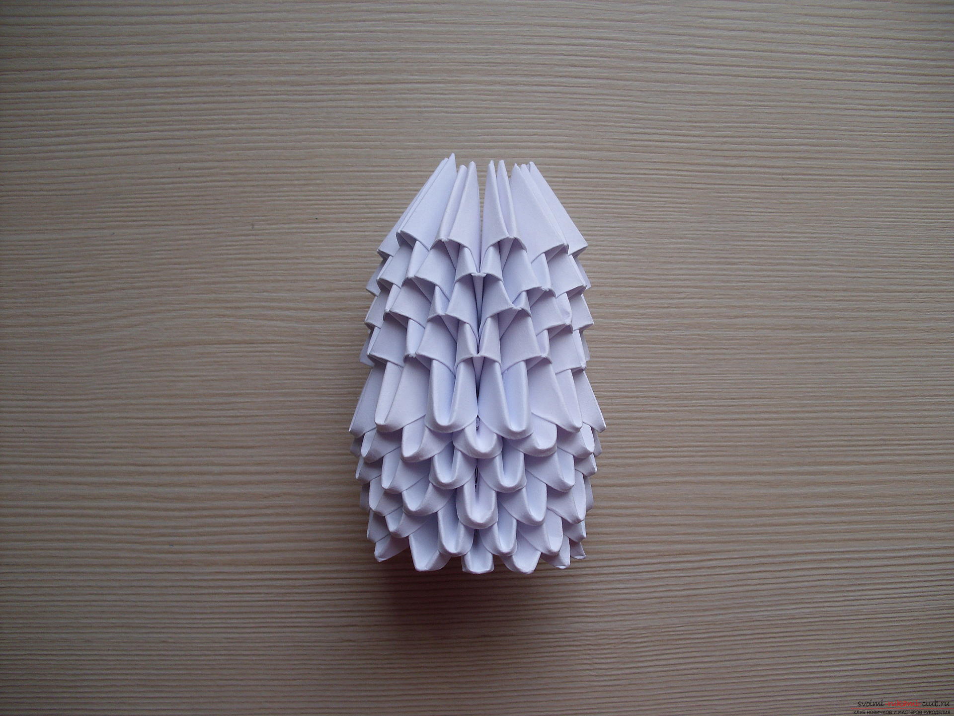 This master class will teach you how to make a modular origami - a fly agaric mushroom .. Photo # 15