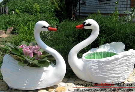 How to make ornaments for a garden with your own hands. Photo №1