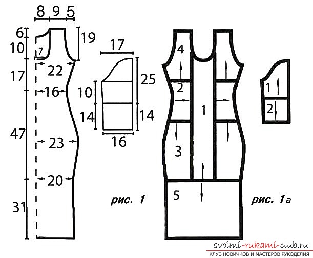 Simple and complex patterns of dresses for the full. Photo №4