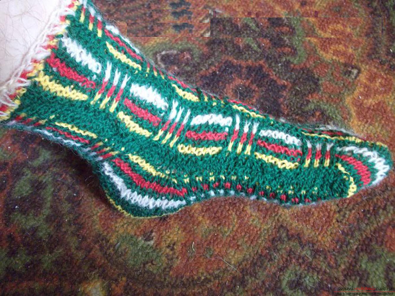 crocheted openwork socks. Photo №1