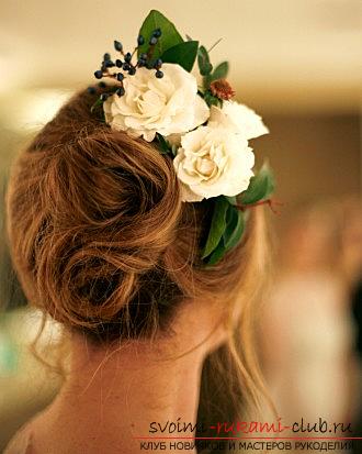 Learning to choose and create a wedding hairstyle for 2016. Photo number 16