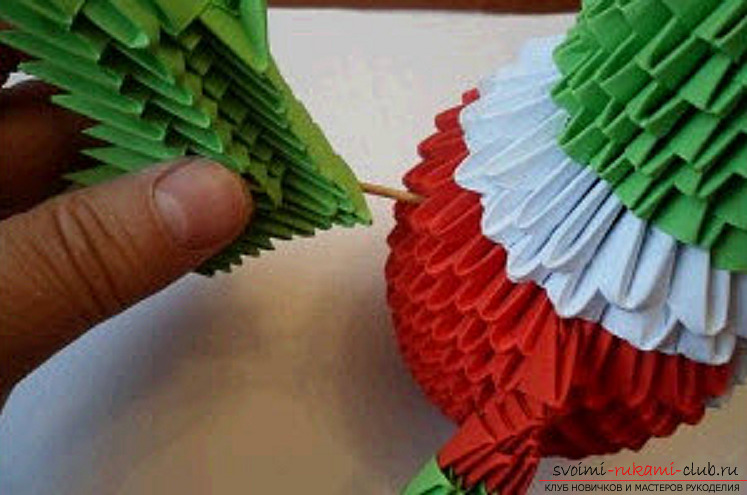 modular origami dragon. Photo №62