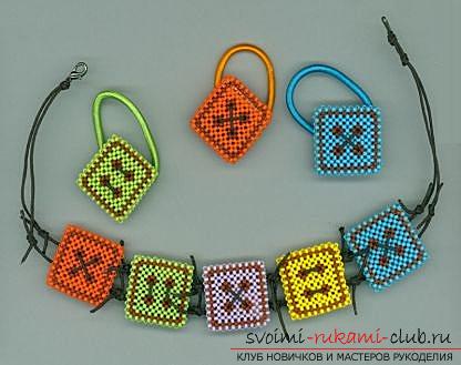 How to weave beautiful beads, detailed instructions, description and step-by-step photos for beginners in beadwork. Photo №6