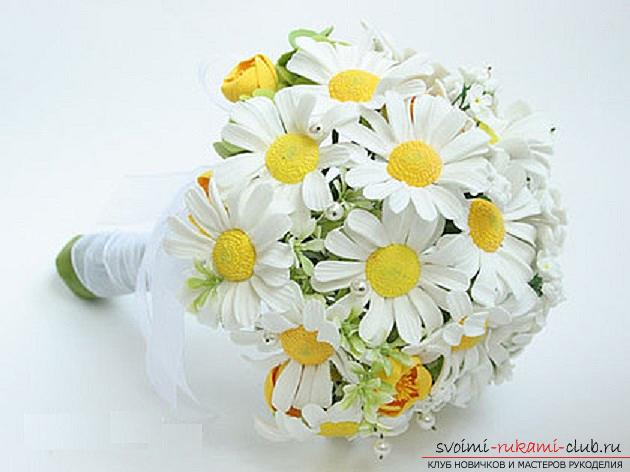 Master classes on the creation of bouquets of polymer clay with a description and photos .. Photo №1