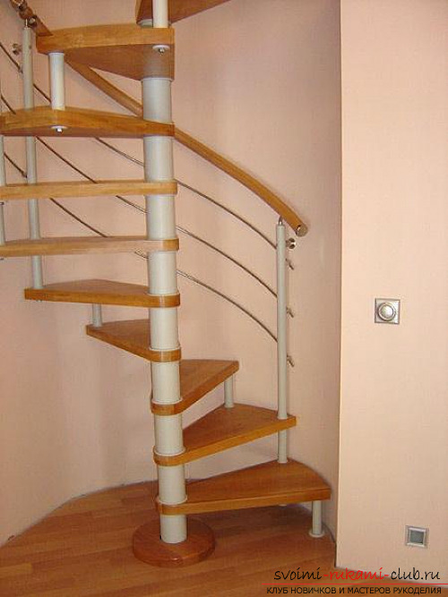 Installation of various types of stairs in a private house with their own hands. Picture №3