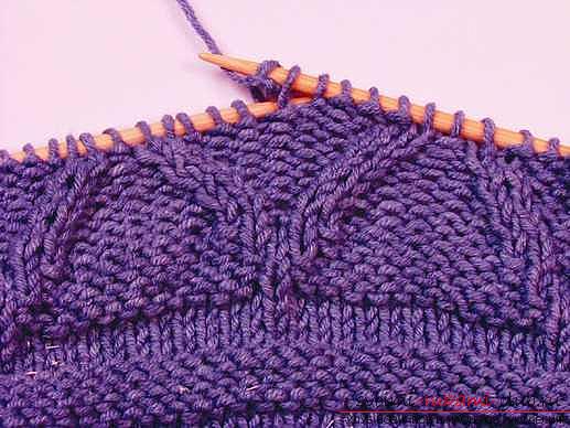 Knitting on knitting needles, knitting for knittingbeginners, knitting patterns on knitting needles, openwork patterns, how to knit openwork patterns, jacquard patterns, how to knit a lazy jacquard pattern with knitting needles, braids, master classes for knitting them .. Photo # 20