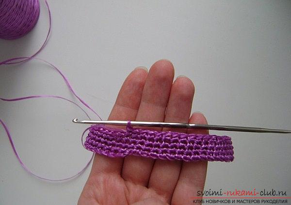 Crochet crochet crochet from polypropylene for beginners - work yourself. Photo №5