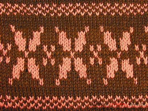 Knitting on knitting needles, knitting for knittingbeginners, knitting patterns on knitting needles, openwork patterns, how to knit openwork patterns, jacquard patterns, how to tie a lazy jacquard pattern with knitting needles, braids, master classes for knitting them .. Photo # 15