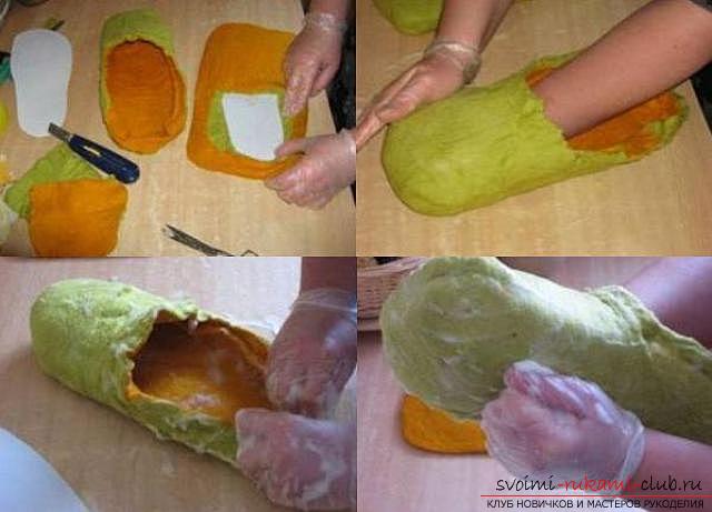 How to make home slippers? master class for felting. Photo №4