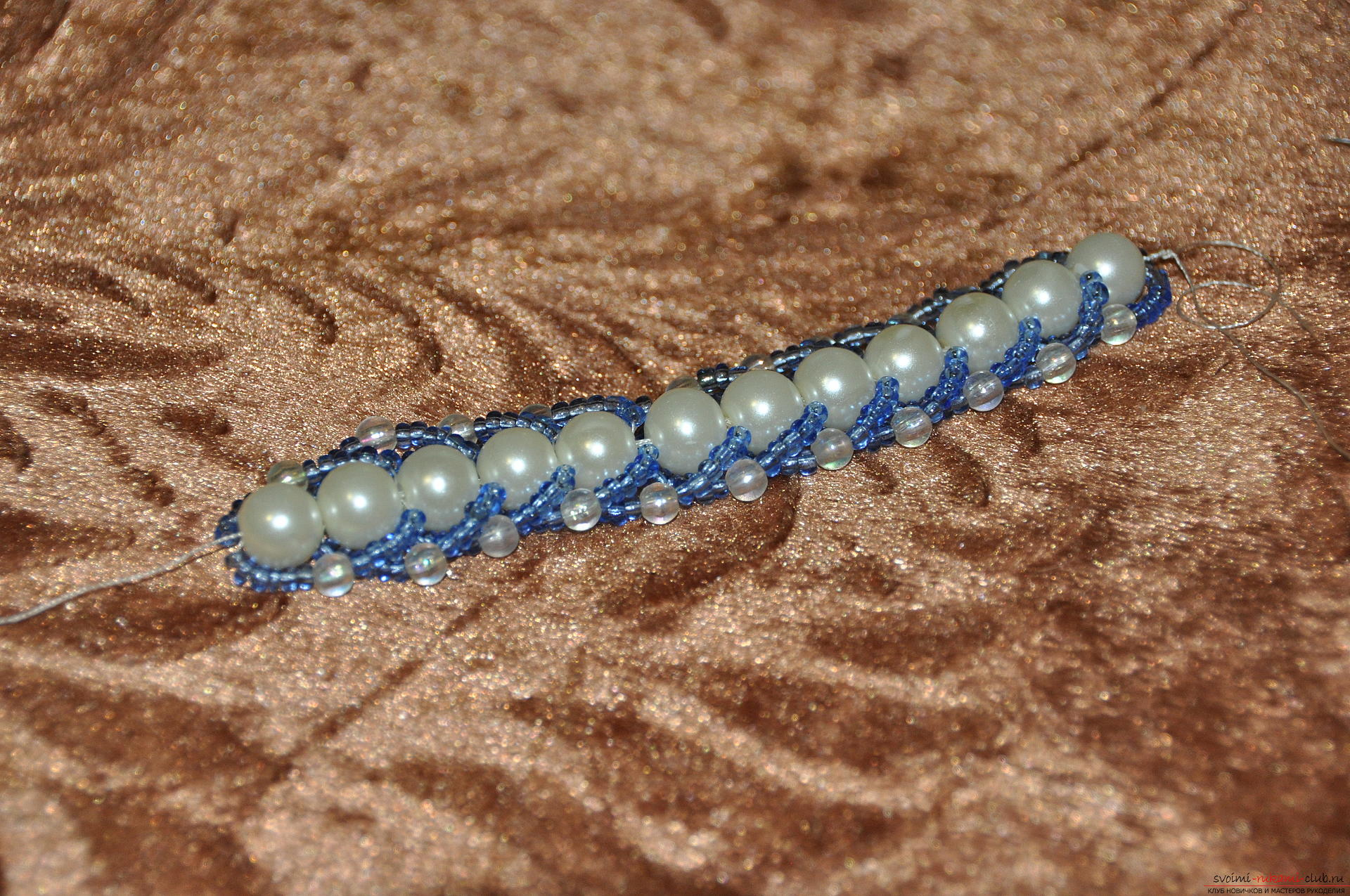 This master class with step-by-step photo and diagram will teach how to weave bracelets from beads .. Photo №18