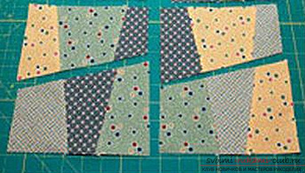 Sewing bedspreads in the technique of patchwork for beginners. Photo №8