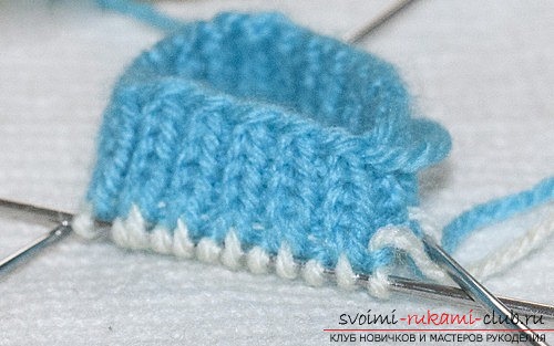 An example of knitting of children's socks. Free knitting lessons for boys, step-by-step descriptions and recommendations with photos of the work of experienced knitters. Picture №3