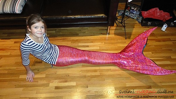 How to make a tail for a mermaid? Tips and photos of beautiful tails of mermaids. Picture number 1