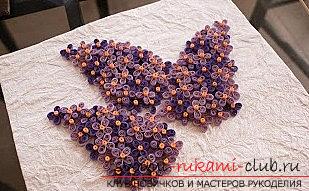 Lilac with quilling, a branch of lilac in the quilling technique is a master class. Photo №6