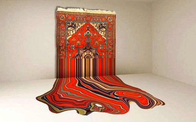 необичаен дизайн на килими Файг Ахмед