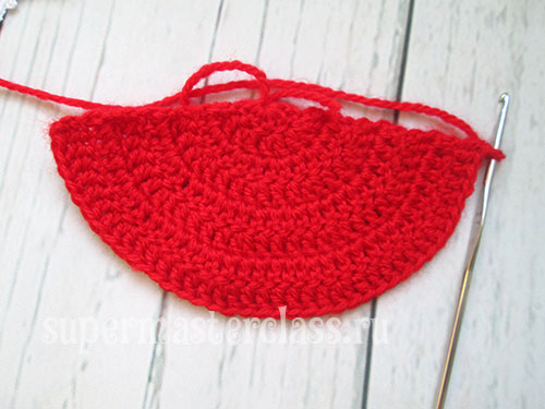 Children's crochet handbag for a little girl