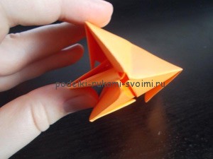  Efterår håndværk lavet af papir. origami 
