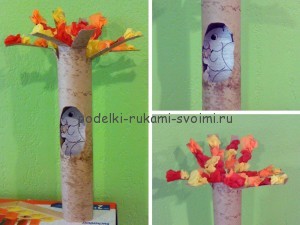 children's autumn hand-made articles with their own hands 
