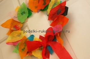 children's autumn hand-made articles with their own hands