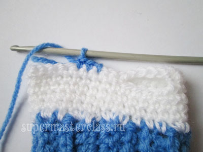 Knit crochet baby mittens for beginners