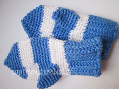 How to crochet mittens