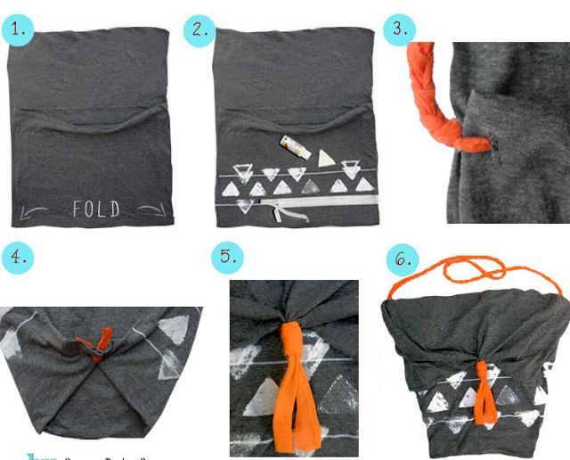 summer bag with your own hands from a pillowcase without sewing