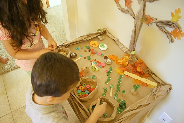 Für Pädagogen und Kinder. Handwerk zum Thema Herbst.