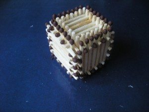 How to make a house of matches with your own hands step by step instruction.