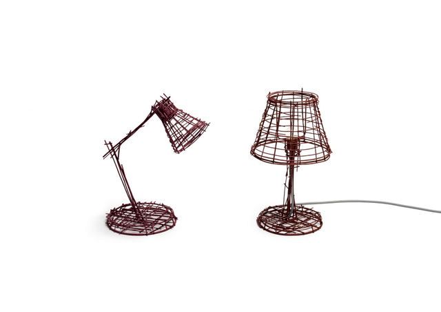 лампа з дроту з серії Drawing series