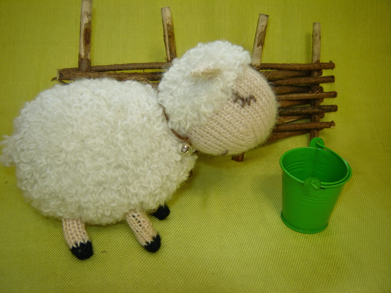 simple knitted toy 