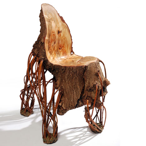 дървен стол от Floris Wubben