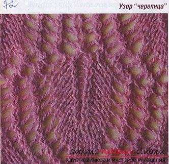 Elegant products with a relief pattern using knitting needles. Photo №1