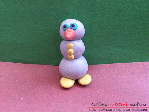 New Year's modeling of fairy-tale heroes from plasticine. Photo # 2