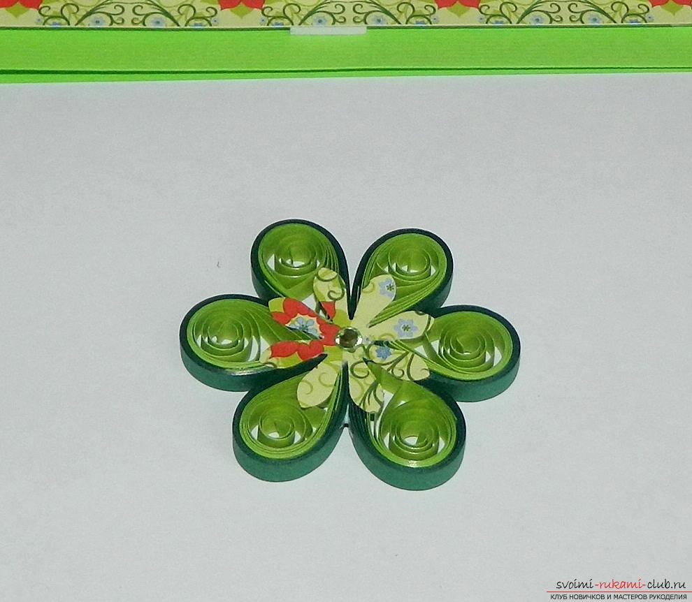This master class will teach how to make postcards with your own hands in quilling technique .. Photo # 16