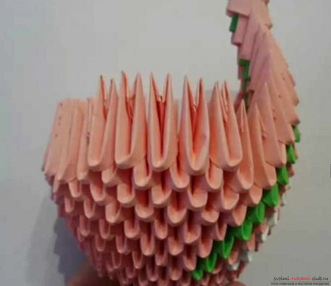 modular origami peacock. Photo №27