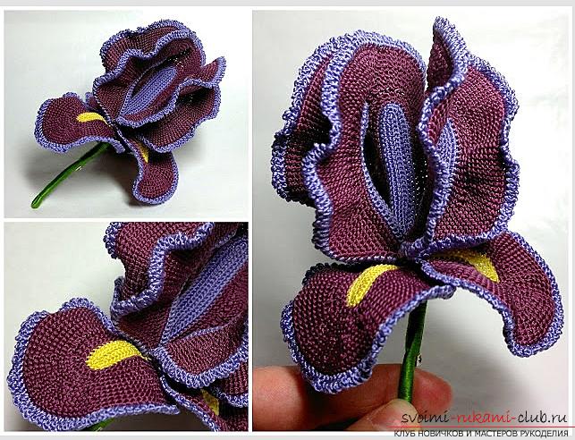 How to crochet flowers with a crochet, tips and master classes with a photo .. Photo # 37