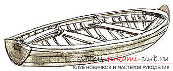 Master class in drawing a boat with a pencil. Photo №6