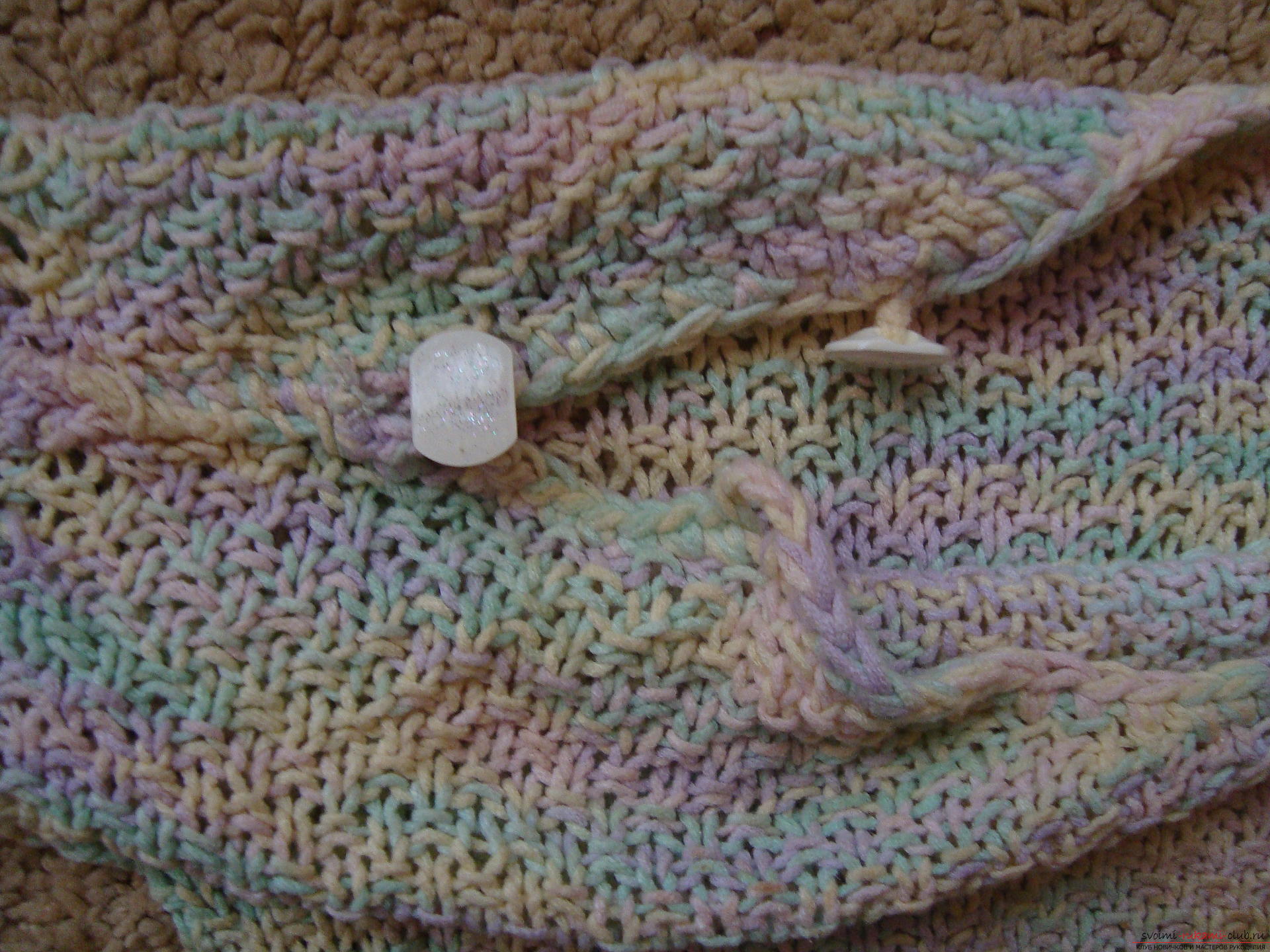 Photos for a lesson on knitting on knitting needles for a girl. Photo №7