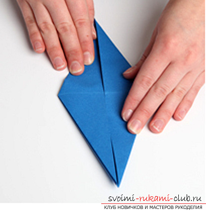 Blue dragon origami. Photo №8