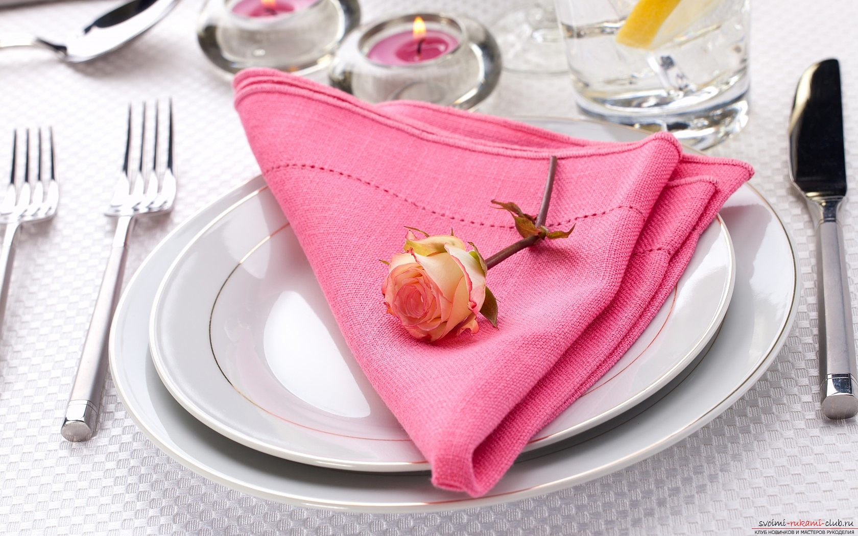 Flower napkins. How to make flowers from napkins? - Examples and solutions .. Photo # 1