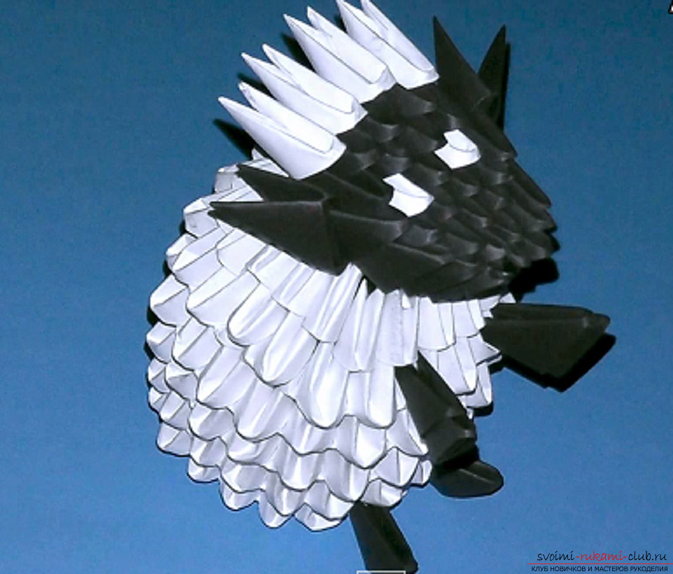 Sheep modular origami. Photo №7