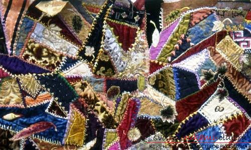 Technology of the kind of needlework of patchwork sewing. Photo №4