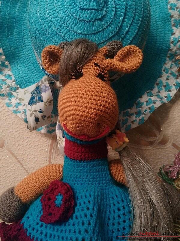 Giraffe crocheted. Photo №1