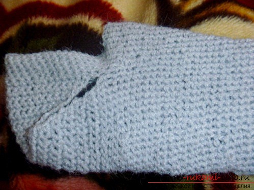 Warm beautiful socks for beginners. Photo №7